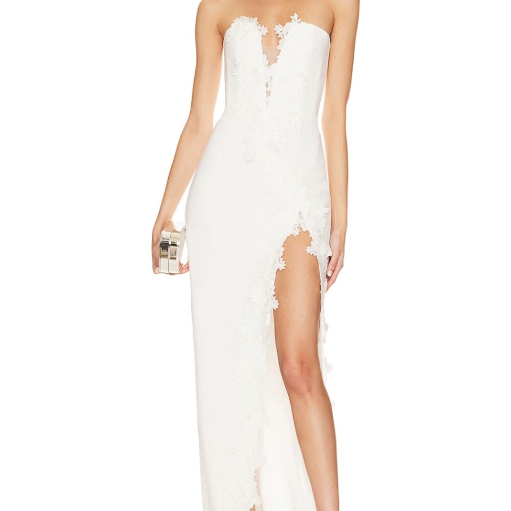Sau Lee Florence White Dress